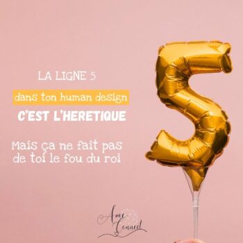 Lire la suite à propos de l’article La ligne 5 de profil en Human-Design