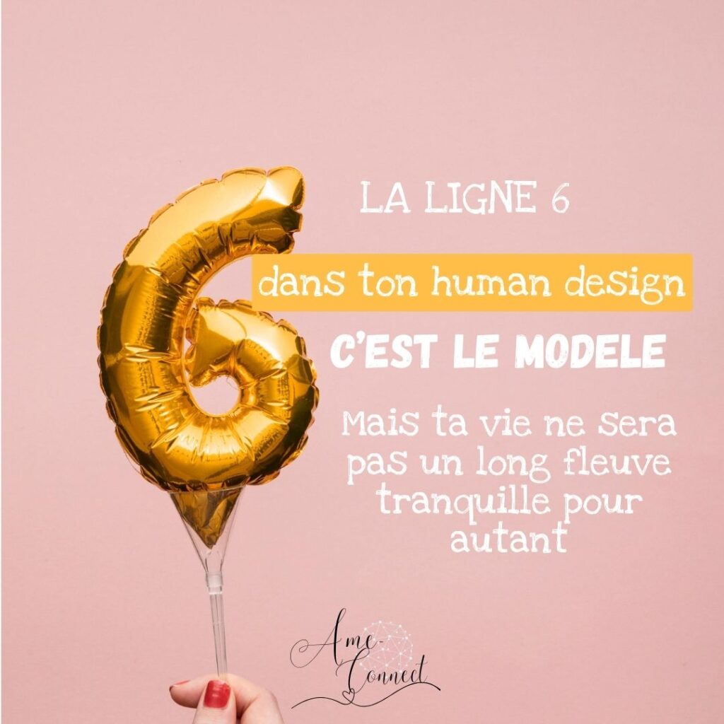 ligne 6 hd – La ligne 6 de profil en Human-Design