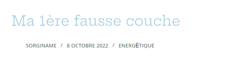 Ma 1ère fausse couche 2 image – Ma 1ère fausse couche
